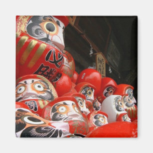 Daruma San japanische Viel Glück Dolls Magnet