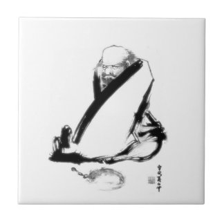 Daruma Zenmeditation Fliese