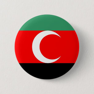 Darunter die ethnische Flagge Südsudan Button