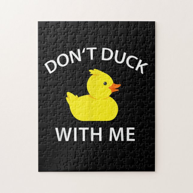 darunter Duck With Me Funny Rubber Duck Puzzle (Vertikal)