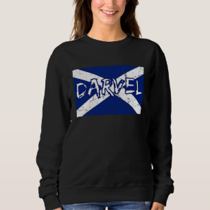 Darvel Ayrshire Schottland UK Schottische Flagge S Sweatshirt