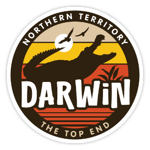 Darwin, Aufkleber für das Nordterritorium Australi