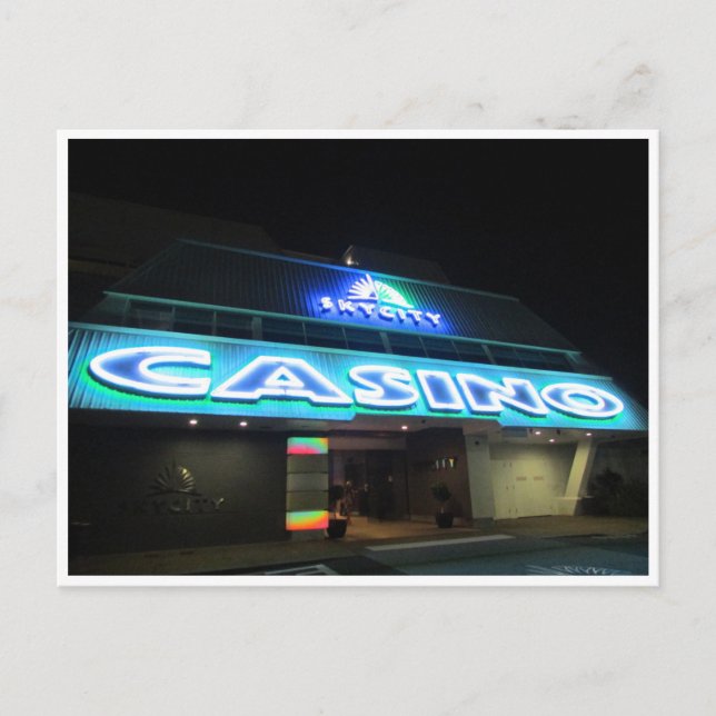 Darwin Casino Postkarte (Vorderseite)