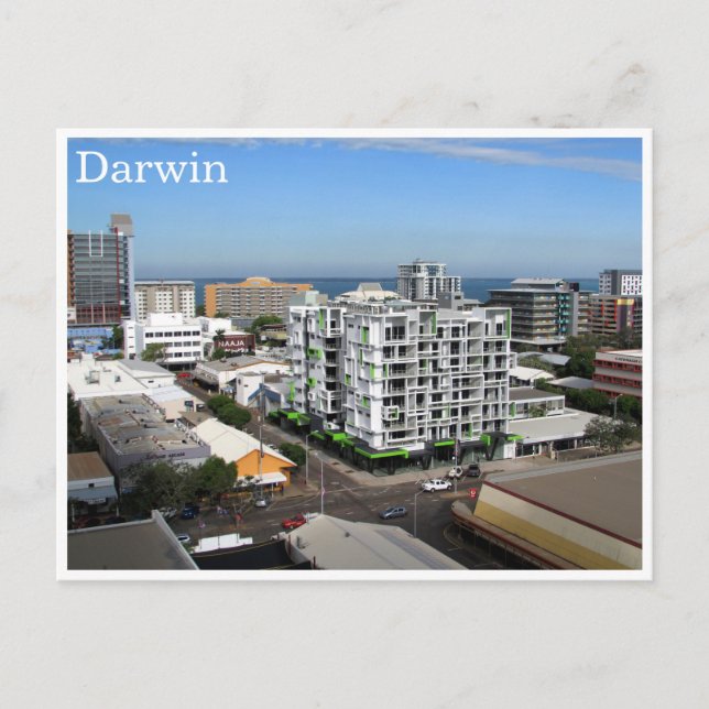 Darwin Central Postkarte (Vorderseite)