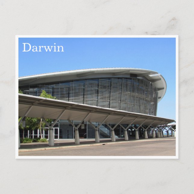 Darwin Convention Center Postkarte (Vorderseite)