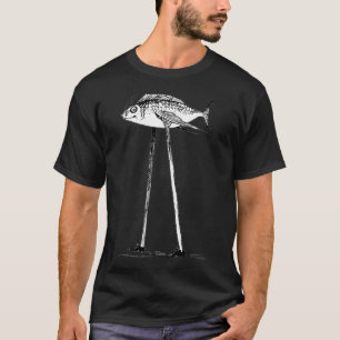 Darwin-Fische auf Stelzen T-Shirt