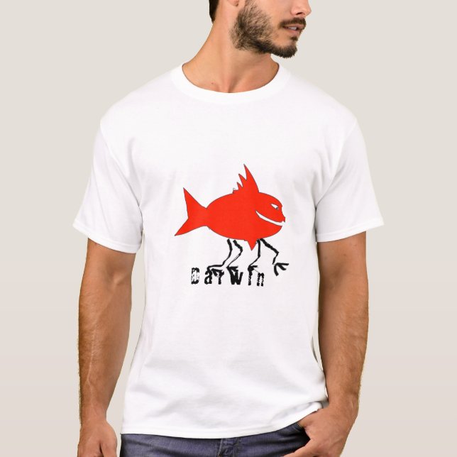 Darwin-Fische T-Shirt (Vorderseite)