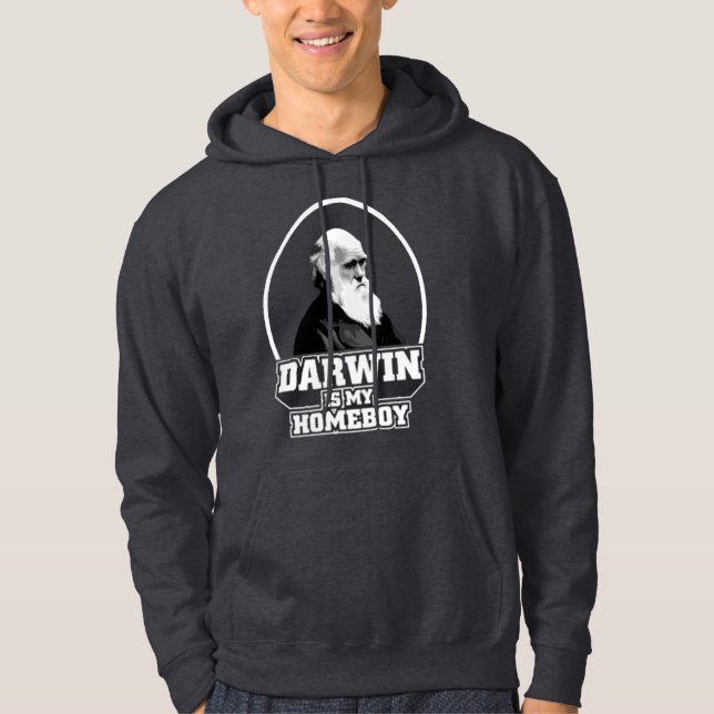 Darwin ist mein Homeboy Hoodie (Vorderseite)