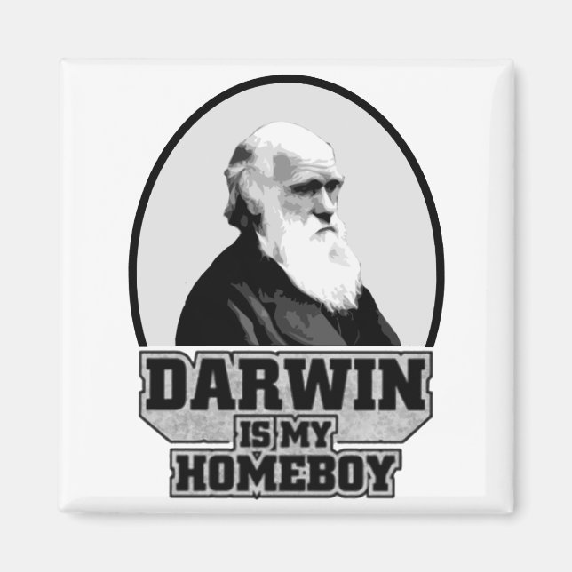 Darwin ist mein Homeboy Magnet (Vorne)