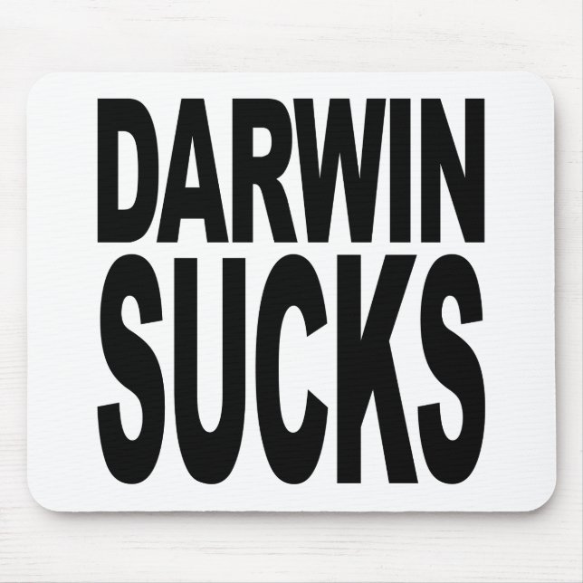 Darwin ist scheiße mousepad (Vorne)