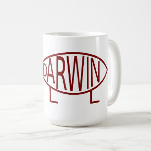 Darwin Lettering Tasse