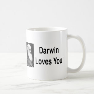 Darwin-Lieben Sie 2 Kaffeetasse