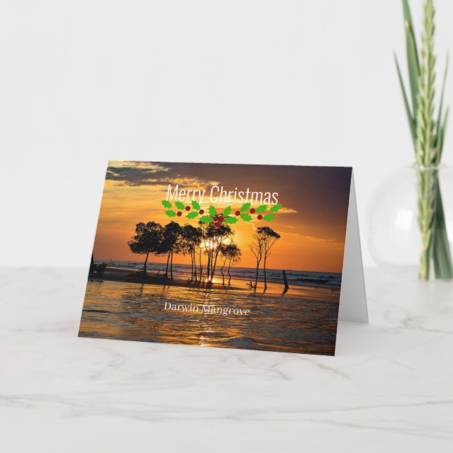 Darwin Mangrove - Frohe Weihnachten Karte (Vorderseite)