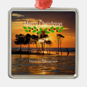 Darwin Mangrove, Frohe Weihnachten Ornament Aus Metall