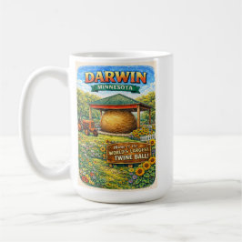 Darwin, MN Minnesota Ball of Twine Coffee Mug Kaffeetasse