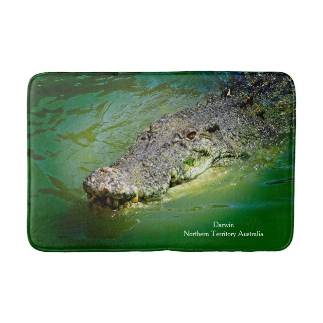 Darwin Northern Territory - Crocodile Bath Mat Badematte (Vorderseite)