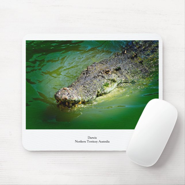 Darwin Northern Territory - Crocodile Mouse Pad Mousepad (Mit Mouse)