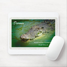 Darwin Northern Territory - Crocodile Mouse Pad Mousepad