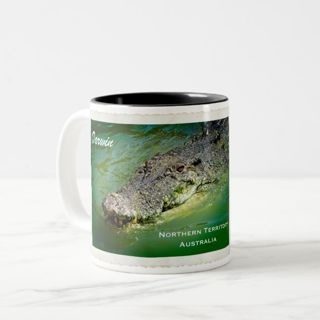 Darwin Northern Territory - Crocodile Tasse (Vorderseite Links)