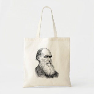 Darwin Portrait Evolution / Charles Darwin Tragetasche