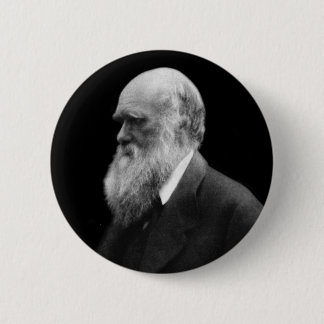 Darwin-Porträt-Knopf Button