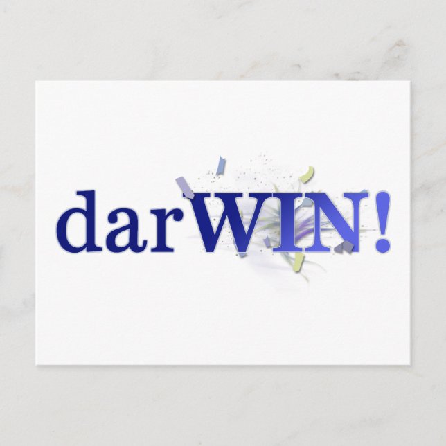 DarWIN! Postkarte (Vorderseite)