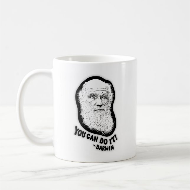 Darwin - Sie können es tun Kaffeetasse (Links)