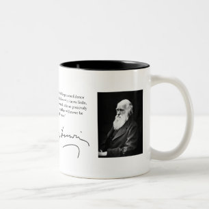 Darwin-Tasse Zweifarbige Tasse