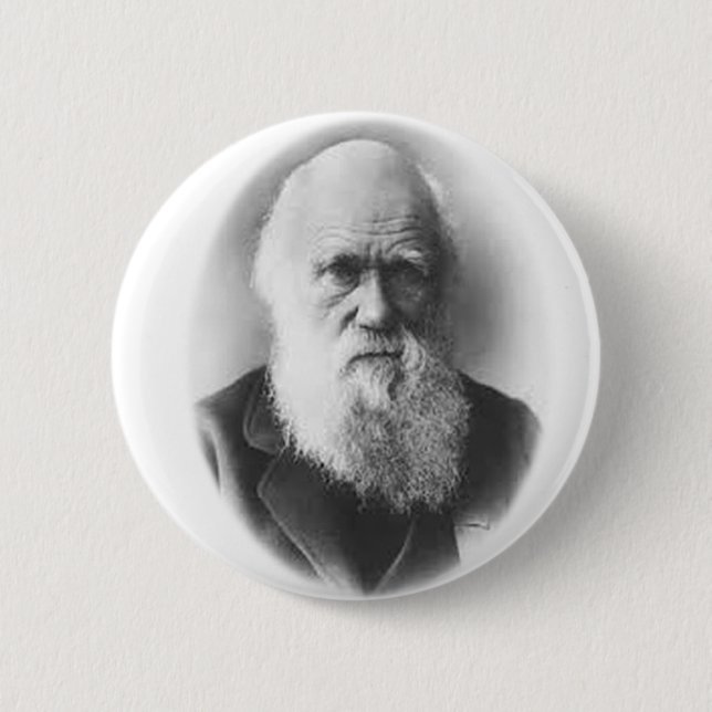 Darwin-Vignetten-Knopf Button (Vorderseite)
