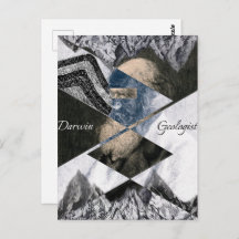 Darwin war Geologe Postcard