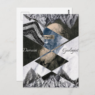 Darwin war Geologe Postcard Postkarte