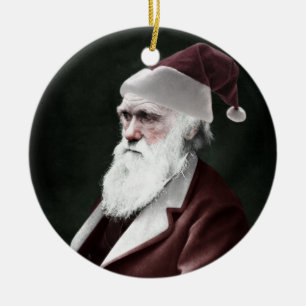 Darwin Weihnachtsmann Keramik Ornament