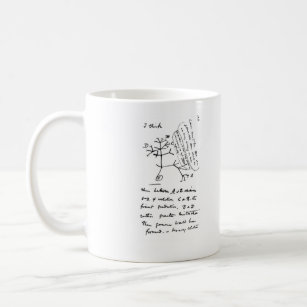Darwins "Baum von Leben" Skizze-Tasse Kaffeetasse