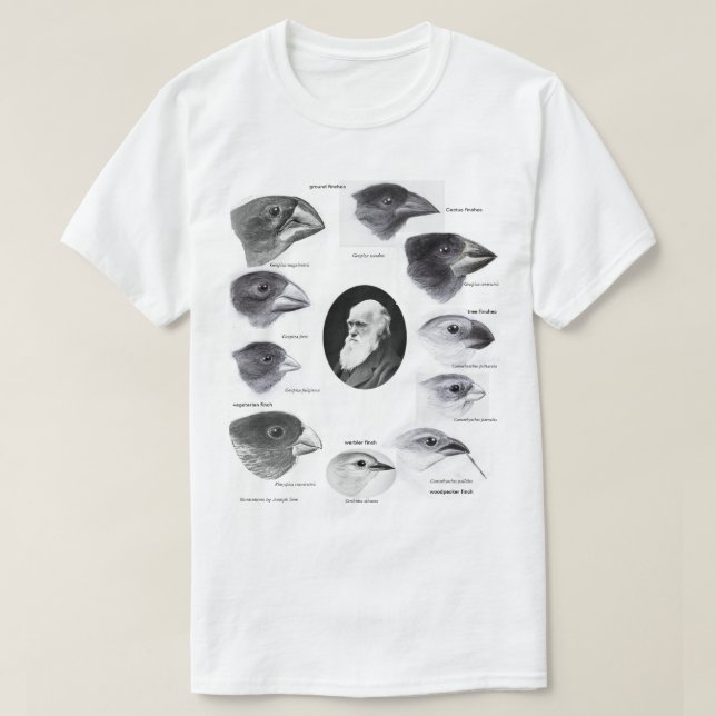 Darwin's finches T-Shirt (Design vorne)