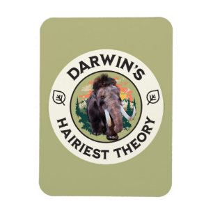 Darwins haarigste Theorie Wolliges Mammut Magnet