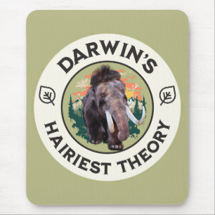 Darwins haarigste Theorie Wolliges Mammut  Mousepad