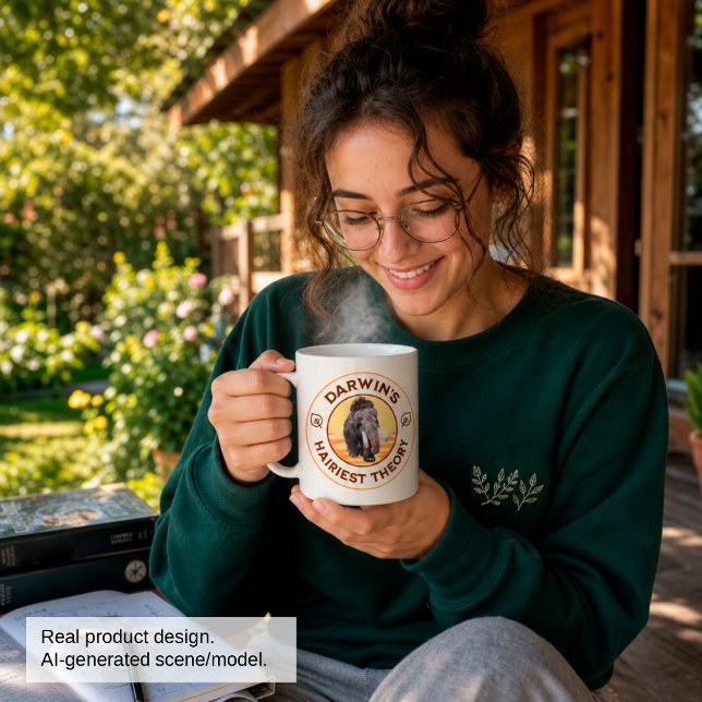 Darwins hellste Theorie Niedlich Wooly Mammoth Kaffeetasse (Von Creator hochgeladen)