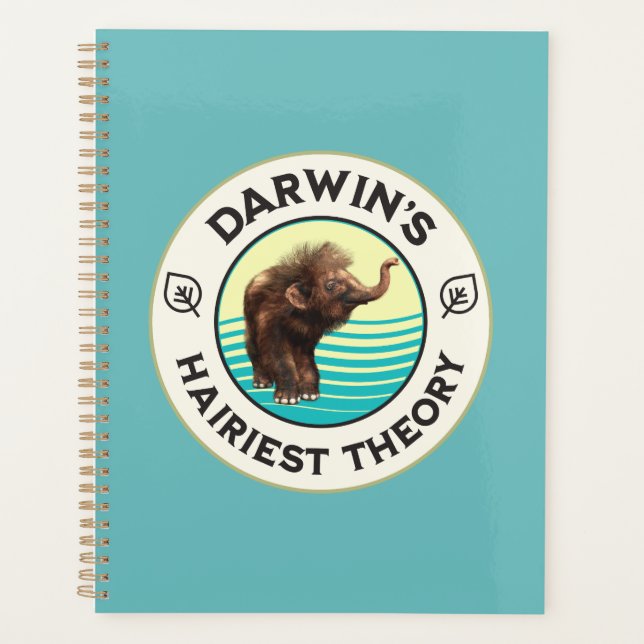 Darwins hellste Theorie Niedlich Wooly Mammoth Planer (Vorderseite)