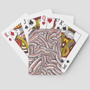 Darya Abstrakte handgezeichnete Kunst Spielkarte