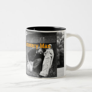 Daryl Darko - Friedhofs-Mann Zweifarbige Tasse
