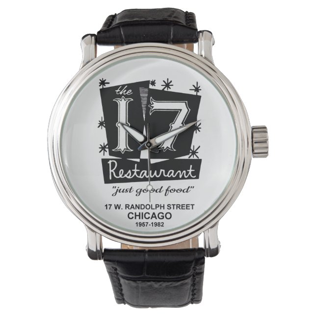 Das 17 Restaurant, Chicago, IL Armbanduhr (Vorderseite)