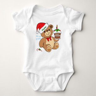 Das 1. Weihnachten des Babys Baby Strampler