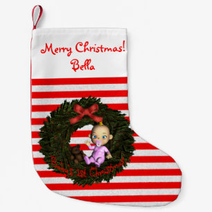 Das 1. Weihnachten des Babys Kleiner Weihnachtsstrumpf