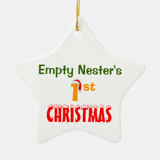 Das 1. Weihnachten des leeren Nesters Keramik Ornament