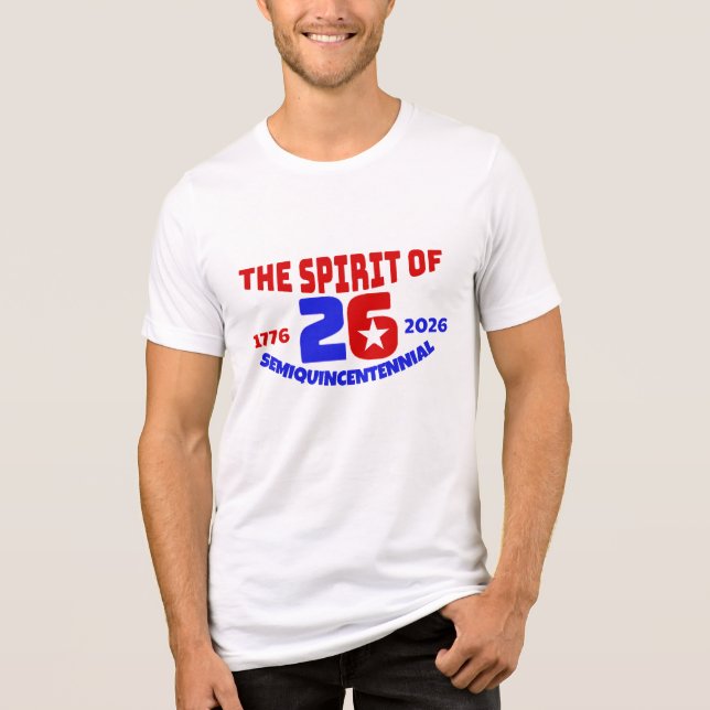 DAS 26. SPIRIT: SEMIQUINCENTENNIAL Tri-Blend SHIRT (Vorderseite)