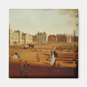 Das 2. Footguards auf Parade am Pferdeschutz Magnet