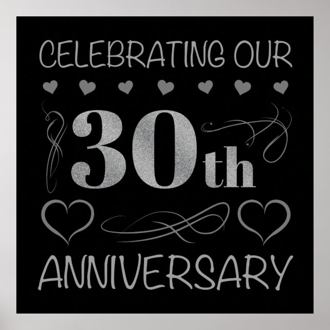 Das 30-jährige Jubiläum Poster (Vorne)