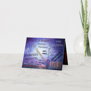 Das 40. Lebensjahr ist nur eine Zahl zum Geburtsta Karte