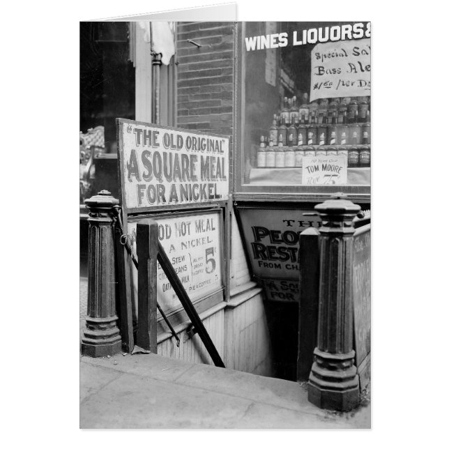 Das 5-Cent-Restaurant, 1915 (Vorne)