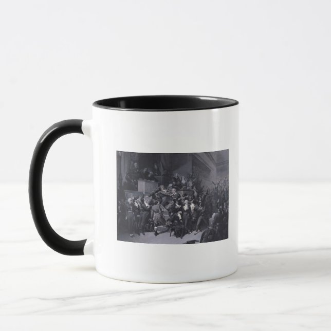 Das 9. Thermidor, c.1840 Tasse (Links)
